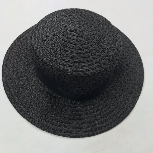 Free People Sunny Days Straw Boater Hat - Picture 3 of 8